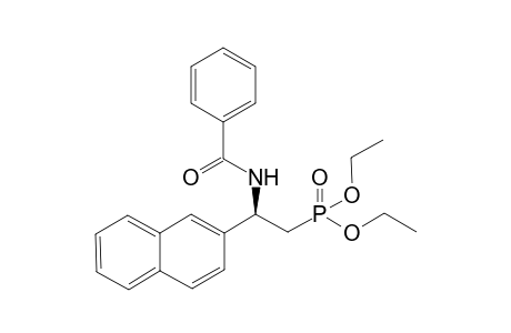 (R)-Diethyl 2-benzamido-2-(naphthalen-2-yl)ethylphosphonate
