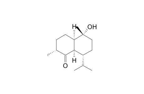 1(2H)-Naphthalenone, octahydro-5-hydroxy-2,5-dimethyl-8-(1-methylethyl)-, (2.alpha.,4a.alpha.,5.beta.,8.alpha.,8a.alpha.)-(.+-.)-