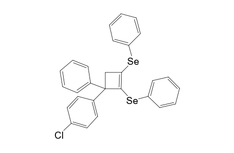 3-(p-Chlorophenyl)-3-phenyl-1,2-bis(phenylselanyl)-cyclobut-1-ene