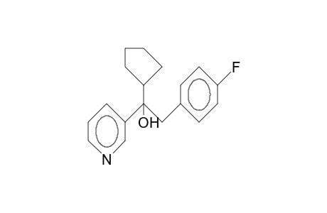 1-Cyclopentyl-2-(4-fluoro-phenyl)-1-(3-pyridyl)-ethanol