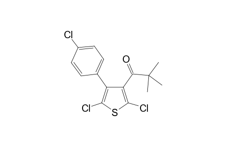 1-[2,5-dichloro-4-(4-chlorophenyl)-3-thienyl]-2,2-dimethylpropan-1-one
