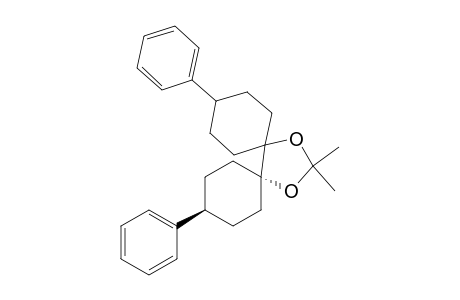 trans,trans-14,14-Dimethyl-3,10-diphenyl-13,15-dioxadispiro[5.0.5.3] pentadecane