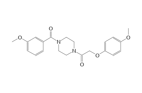 piperazine, 1-(3-methoxybenzoyl)-4-[(4-methoxyphenoxy)acetyl]-