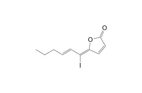 (5E)-5-[(E)-1-iodanylhex-2-enylidene]furan-2-one