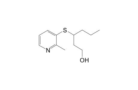 3-((2-Methylpyridin-3-yl)thio)hexan-1-ol