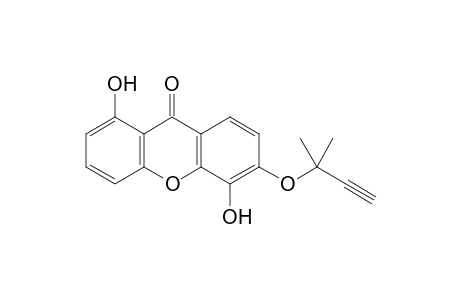 1,5-Dihydroxy-6-(2-methylbut-3-yn-2-yloxy)-9H-xanthen-9-one