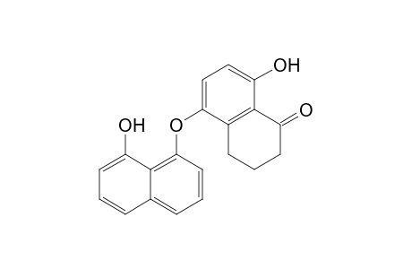 8-Hydroxy-5-(8-hydroxy-1-naphthoxy)tetralin-1-one