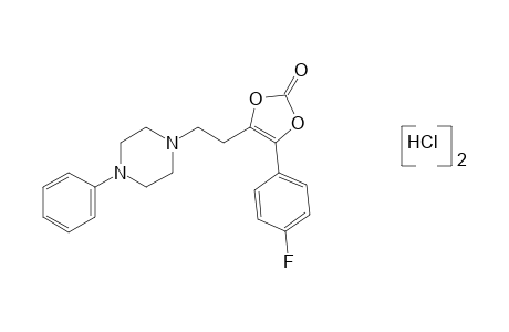 1-(p-fluorophenyl)-4-(4-phenyl-1-piperazinyl)-1-butene-1,2-diol, cyclic carbonate, dihydrochloride