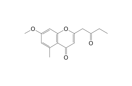 5-Methyl-7-methoxy-2-(2'-oxobutyl)chromone