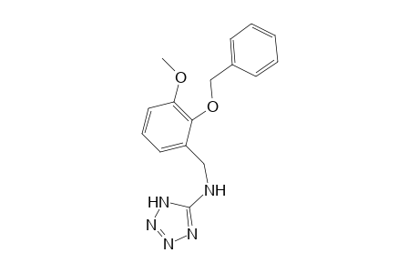 1H-1,2,3,4-Tetrazol-5-amine, N-[[3-methoxy-2-(phenylmethoxy)phenyl]methyl]-
