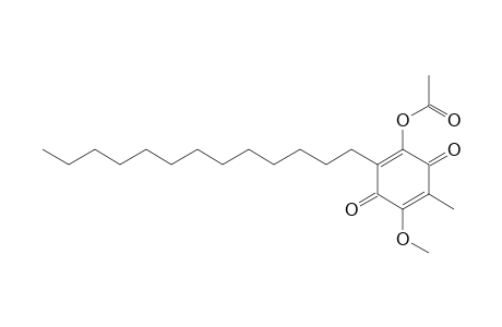 2-ACETOXY-5-METHOXY-6-METHYL-3-TRIDECYL-1,4-BENZOQUINONE
