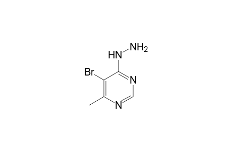 5-bromo-4-hydrazino-6-methylpyrimidine