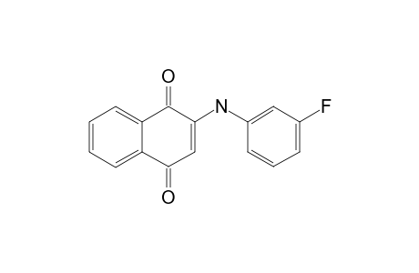 2-[(3'-FLUOROPHENYL)-AMINE]-1,4-NAPHTHALENEDIONE