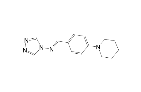 N-{(E)-[4-(1-piperidinyl)phenyl]methylidene}-4H-1,2,4-triazol-4-amine