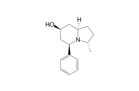 (3S,5R,7R,8aR)-(+)-3-Methyl-5-phenyl-7-hydroxyoctahydroindolizine