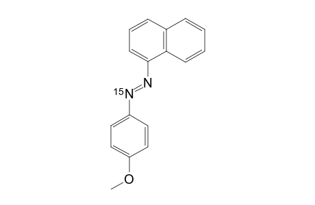 (E)-1-(4-methoxyphenyl)-2-(1-naphthyl)diazene, 15N isotopic labeled