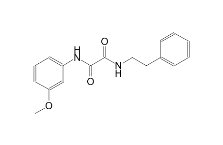 N~1~-(3-methoxyphenyl)-N~2~-(2-phenylethyl)ethanediamide