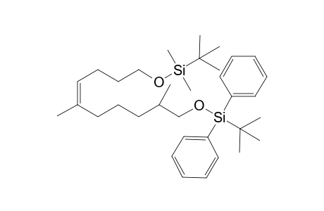 tert-Butyl-[(Z)-10-[tert-butyl(dimethyl)silyl]oxy-2,6-dimethyl-dec-6-enoxy]-diphenyl-silane