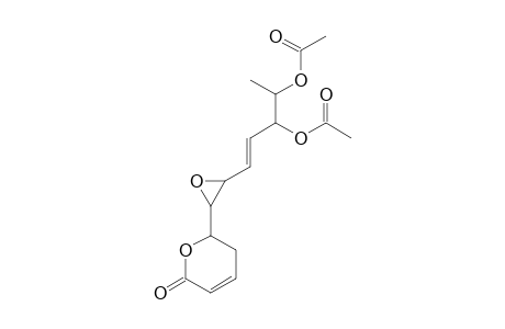 SPICIGERA-DELTA-LACTONE;5,6-DIACETOXY-1,2-EPOXY-1,5'-(2'-PENTENE-5'-OLIDE)-3E-HEPTENE