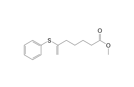 6-(Phenylthio)-6-heptenoic acid methyl ester