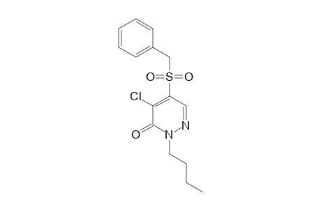 3(2H)-Pyridazinone, 2-butyl-4-chloro-5-[(phenylmethyl)sulfonyl]-