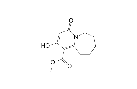 Pyrido[1,2-a]azepine-1-carboxylic acid, 4,6,7,8,9,10-hexahydro-2-hydroxy-4-oxo-, methyl ester