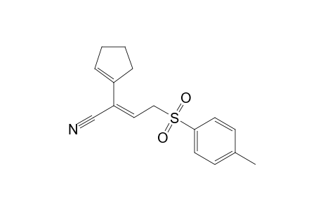 3-Cyano-1-(p-toluenesulfonyl)-3-(cyclopentenyl)prop-2-ene