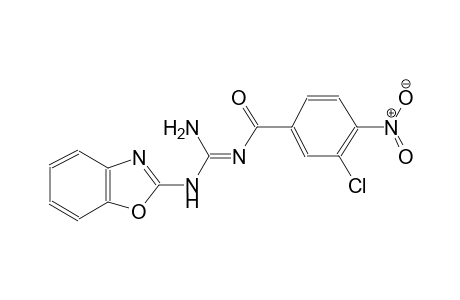 N-(1,3-benzoxazol-2-yl)-N''-[(E)-(3-chloro-4-nitrophenyl)(oxo)methyl]guanidine