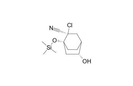 Bicyclo[2.2.2]octane-2-carbonitrile, 2-chloro-5-hydroxy-1-[(trimethylsilyl)oxy]-