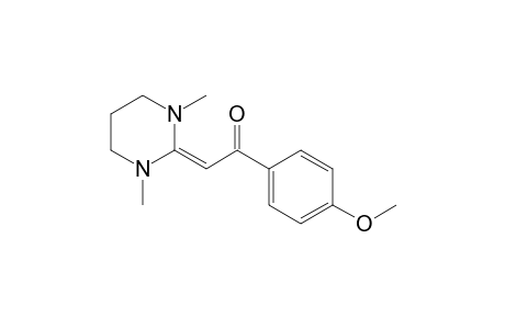 2-[(4-Methoxybenzoyl)methylene]-1,3-dimethylperhydropyrimidine