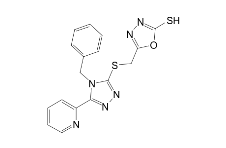 5-[4-Benzyl-5-(2-pyridyl)-1,2,4-triazole-3-ylthiomethyl]oxadiazole-2(3H)-thione