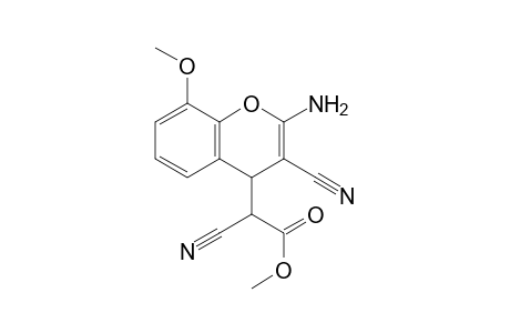 Methyl (2-amino-3-cyano-8-methoxy-4H-chromen-4-yl)cyanoacetate