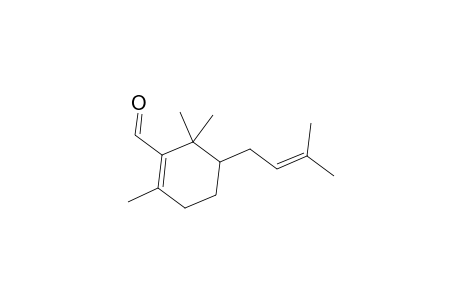 2,6,6-Trimethyl-5-(3-methyl-2-butenyl)-1-cyclohexene-1-carbaldehyde