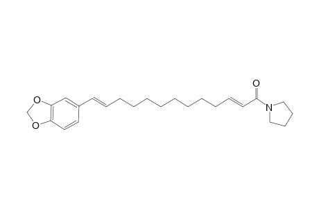 PA-C13:2 [5-(3,4-Methylenedioxyphenyl)-(2E,12E)-tridecadienylpyrrolidinamide]