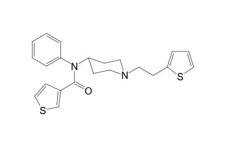 N-Phenyl-N-(1-[2-(thiophen-2-yl)ethyl]piperidin-4-yl)thiophene-3-carboxamide