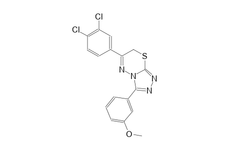6-(3,4-dichlorophenyl)-3-(3-methoxyphenyl)-7H-[1,2,4]triazolo[3,4-b][1,3,4]thiadiazine