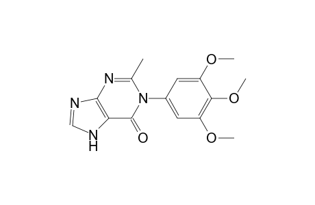 6H-Purin-6-one, 1,7-dihydro-2-methyl-1-(3,4,5-trimethoxyphenyl)-