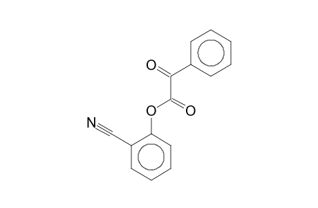 2-Cyanophenyl oxo(phenyl)acetate