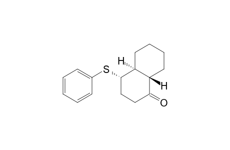 Cis-4-(Phenylthio)-trans-decahydro-1-naphthalenone