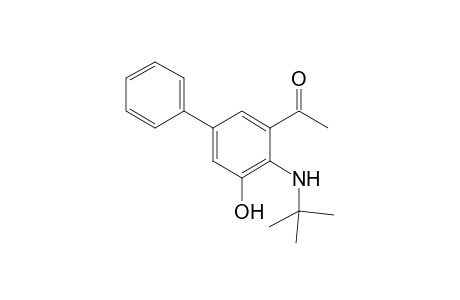 1-(4-tert-Butylamino-5-hydroxy-biphenyl-3-yl)-ethanone