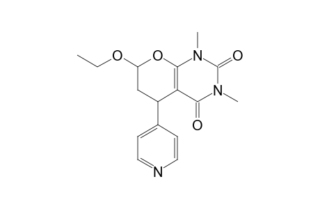 (5RS,7RS)-7-Ethoxy-1,5,6,7-tetrahydro-5-(4'-pyridinyl)-1,3-dimethyl-2H-pyrano[2,3-d]pyrimidine-2,4(3H)-dione