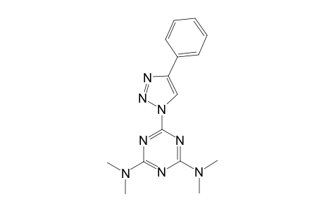 2-N,2-N,4-N,4-N-tetramethyl-6-(4-phenyltriazol-1-yl)-1,3,5-triazine-2,4-diamine