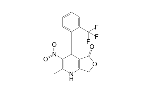 1,4,5,7-Tetrahydro-2-methyl-3-nitro-4-[2'-(trifluoromethyl)phenyl]-furo[3,4-b]pyridin-5-one