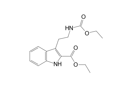 3-[2-(carboxyamino)ethyl]indole-2-carboxlic acid, diethyl ester