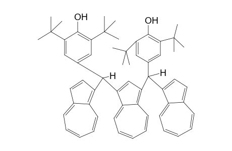 4-[1-azulenyl-[3-[1-azulenyl-(3,5-ditert-butyl-4-hydroxyphenyl)methyl]-1-azulenyl]methyl]-2,6-ditert-butylphenol