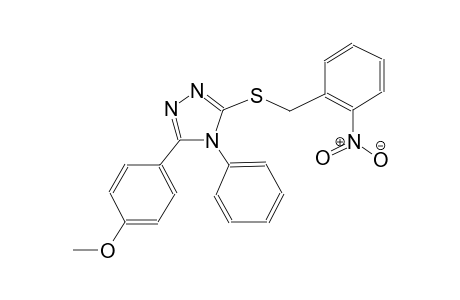 3-(4-Methoxyphenyl)-5-[(2-nitrobenzyl)thio]-4-phenyl-1,2,4-triazole