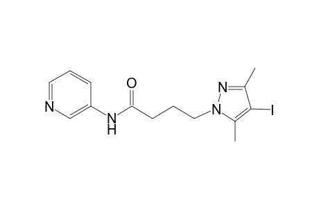 1H-Pyrazole-1-butanamide, 4-iodo-3,5-dimethyl-N-(3-pyridinyl)-