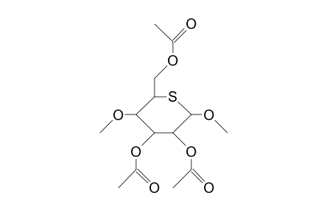 Methyl 2,3,6-tri-O-acetyl-4-O-methyl-5-thio-A-D-glucopyranoside