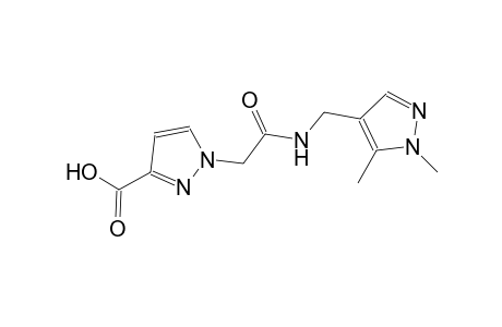 1H-pyrazole-3-carboxylic acid, 1-[2-[[(1,5-dimethyl-1H-pyrazol-4-yl)methyl]amino]-2-oxoethyl]-