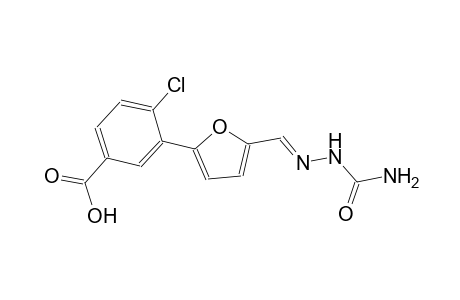 3-(5-{(E)-[(aminocarbonyl)hydrazono]methyl}-2-furyl)-4-chlorobenzoic acid